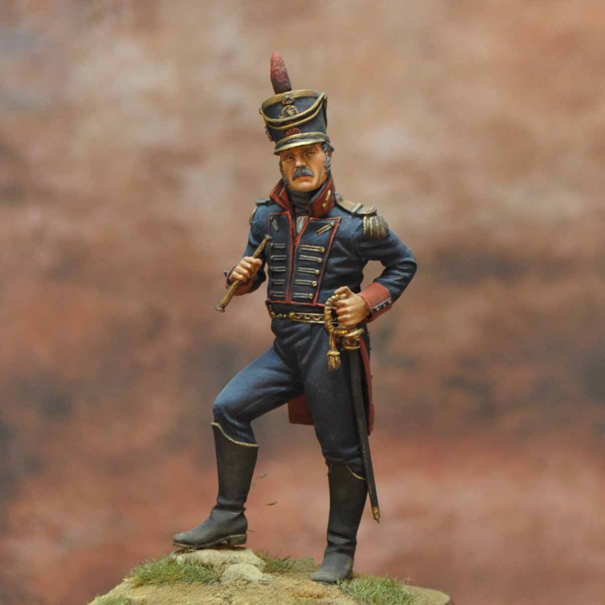 Art Girona Napoleonic War Series Artillery Officer Spain 1812 figurine