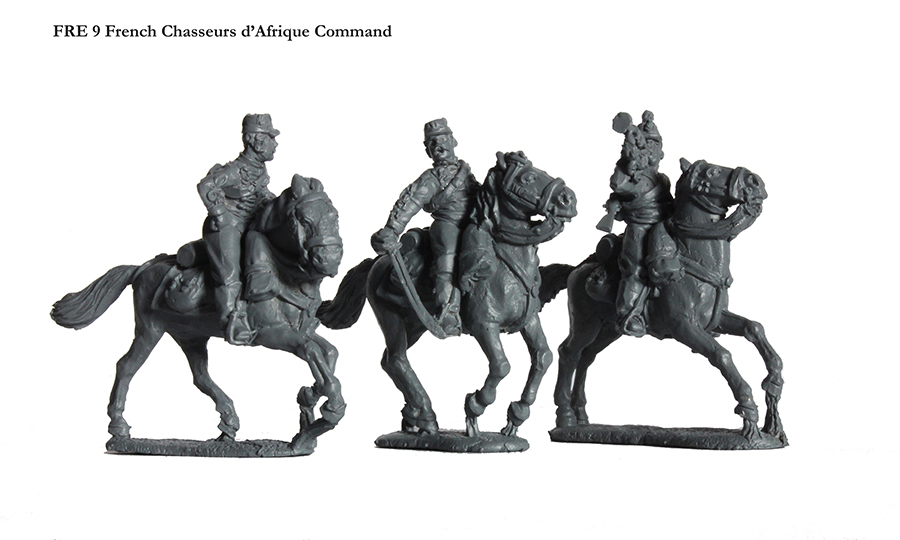 Perry Miniatures FRE 9 Chasseurs d’Afrique figurines commandement