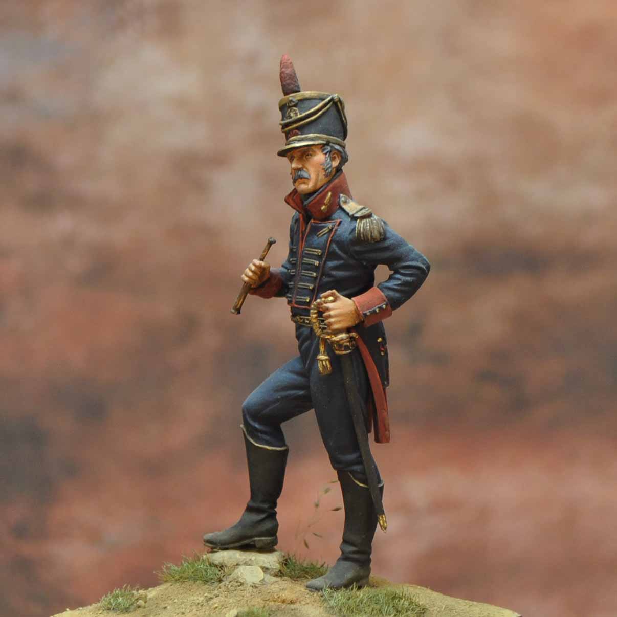 Art Girona Napoleonic War Series Artillery Officer Spain 1812 figurine
