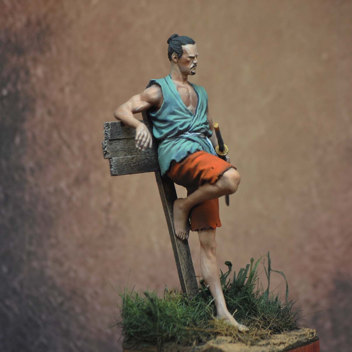 ART GIRONA 70mm Ronin figurine 70mm samouraï
