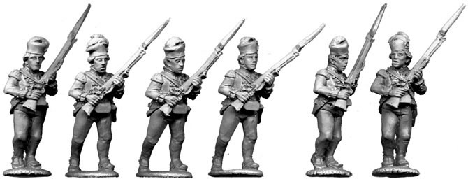 Perry Miniatures AW11 Highland Flank Company figurines avancent