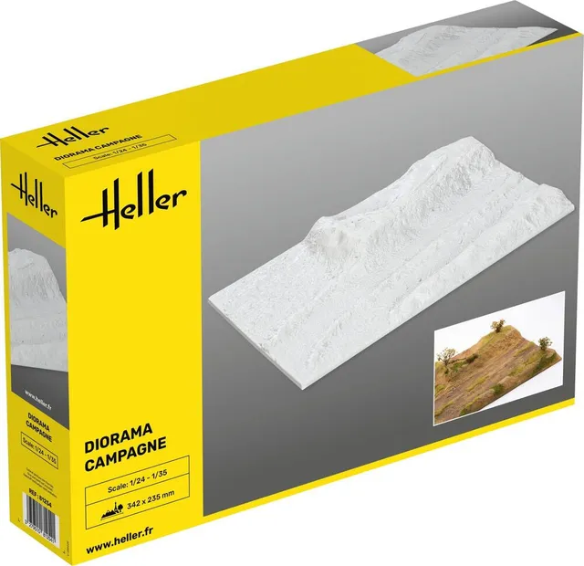 Heller Socle Diorama Campagne accessoire maquette 1/35