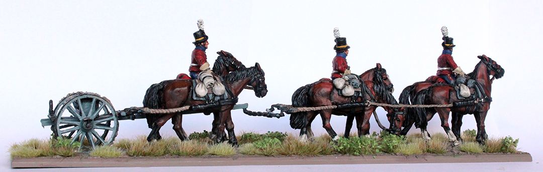 Perry DAN 59 attelage six chevaux 1803-08 figurines sans canon