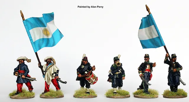 Perry Miniatures Triple Alliance TA 10 infanterie argentine figurines 28mm