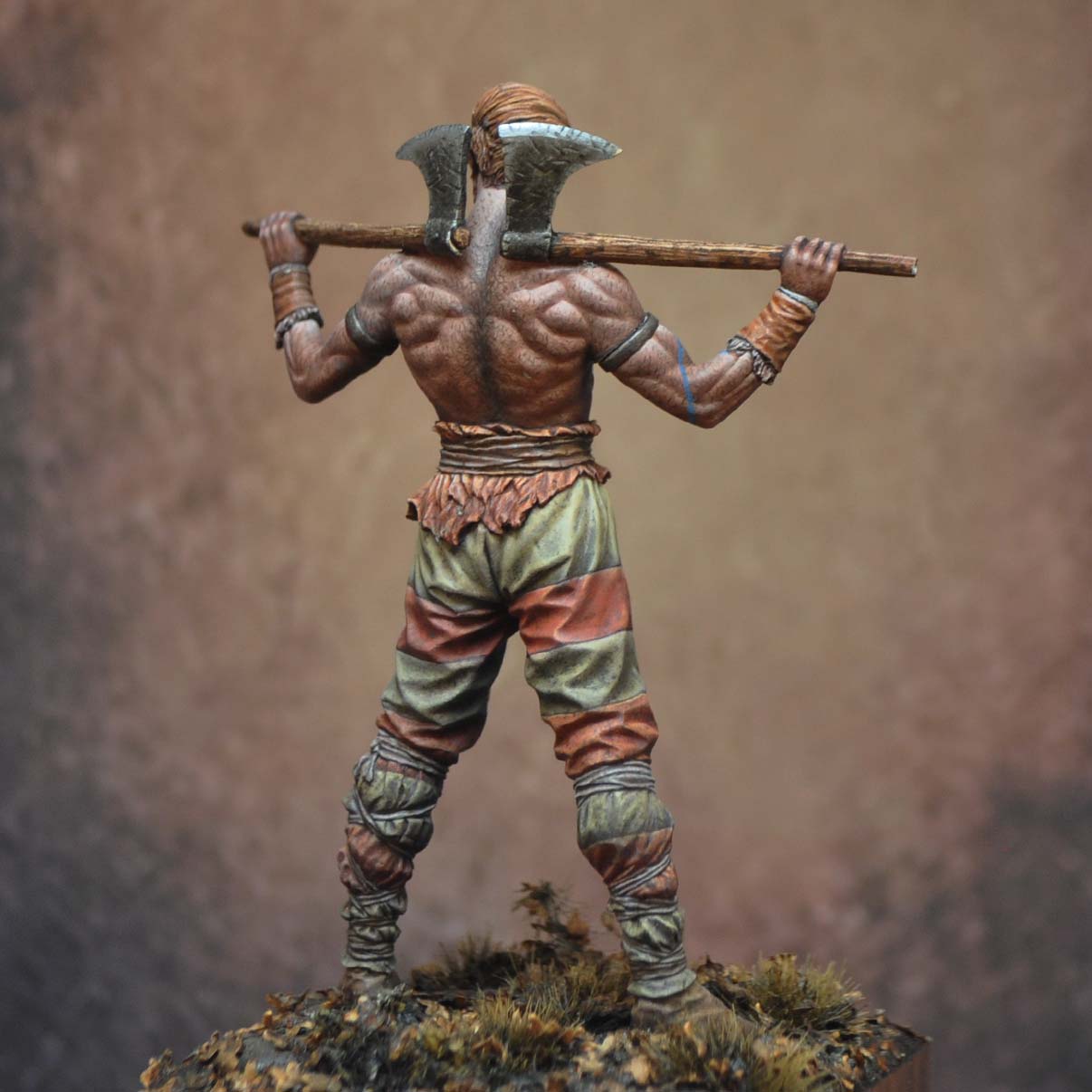 Art Girona 70mm German Warrior figurine 70 mm antique