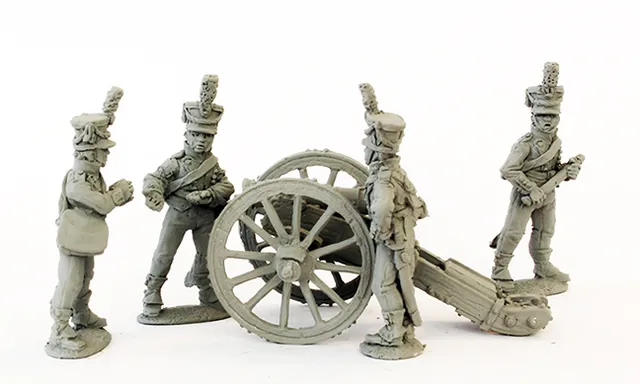 Perry Miniatures DAN 44 figurines artillerie obusier danois