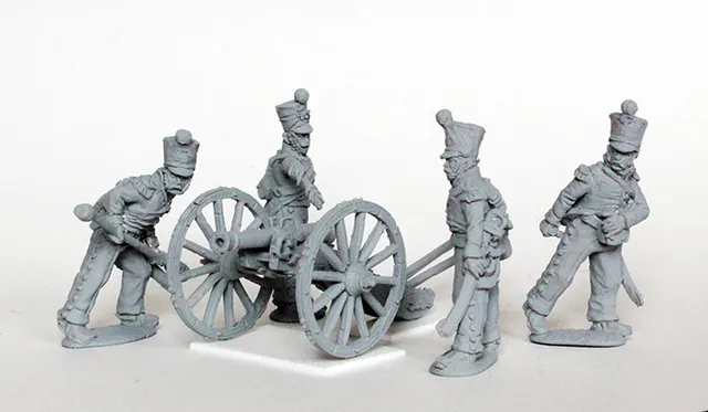 Perry FN238 Artillerie à cheval canon 4 livres 28mm métal