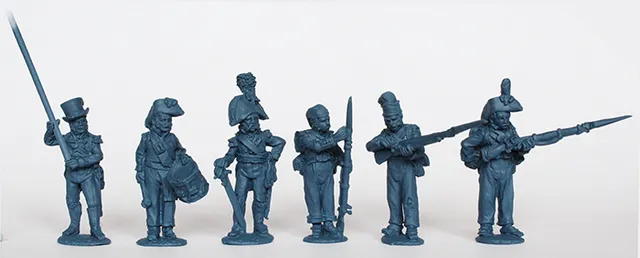 Perry Miniatures Napoleonic SPA 28 infanterie commandement 28mm