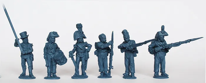 Perry Miniatures Napoleonic SPA 28 infanterie commandement 28mm