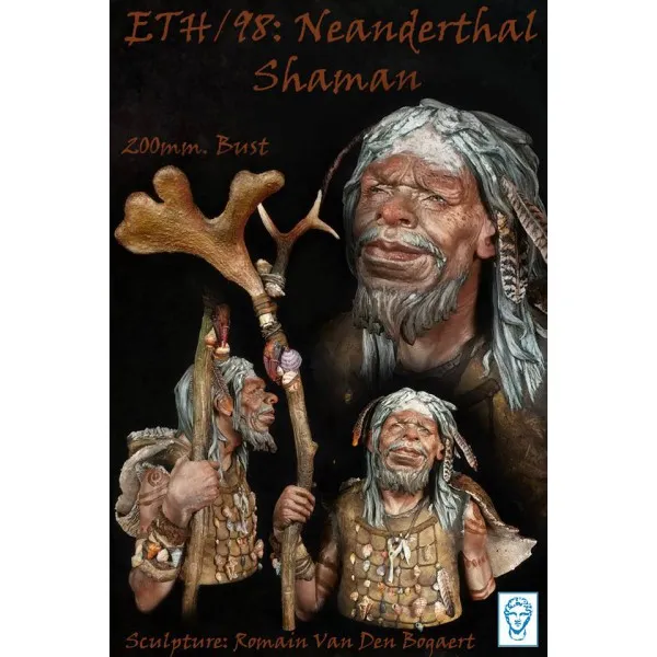 Art Girona Miniatures Neanderthal Shaman figurine préhistoire