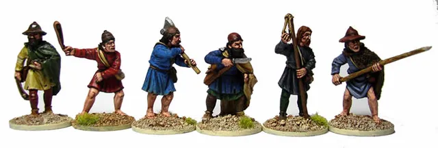 Perry Miniatures Crusades CU26 Pèlerins armés figurines 28mm métal
