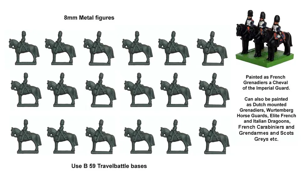 Perry Travelbattle TB 18 cavalerie lourde bonnets d’ours 18 fig
