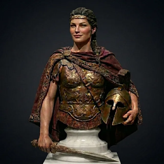 Art Girona Busts Thalestris Queen Amazons buste