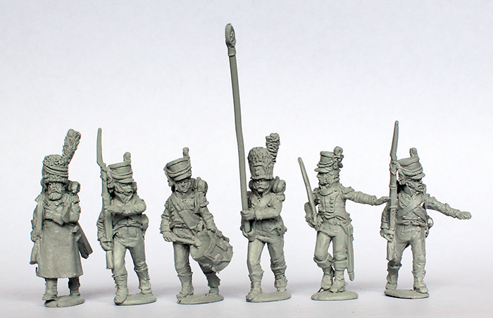 Perry Napoleonic KH 2 commandement infanterie figurines marche