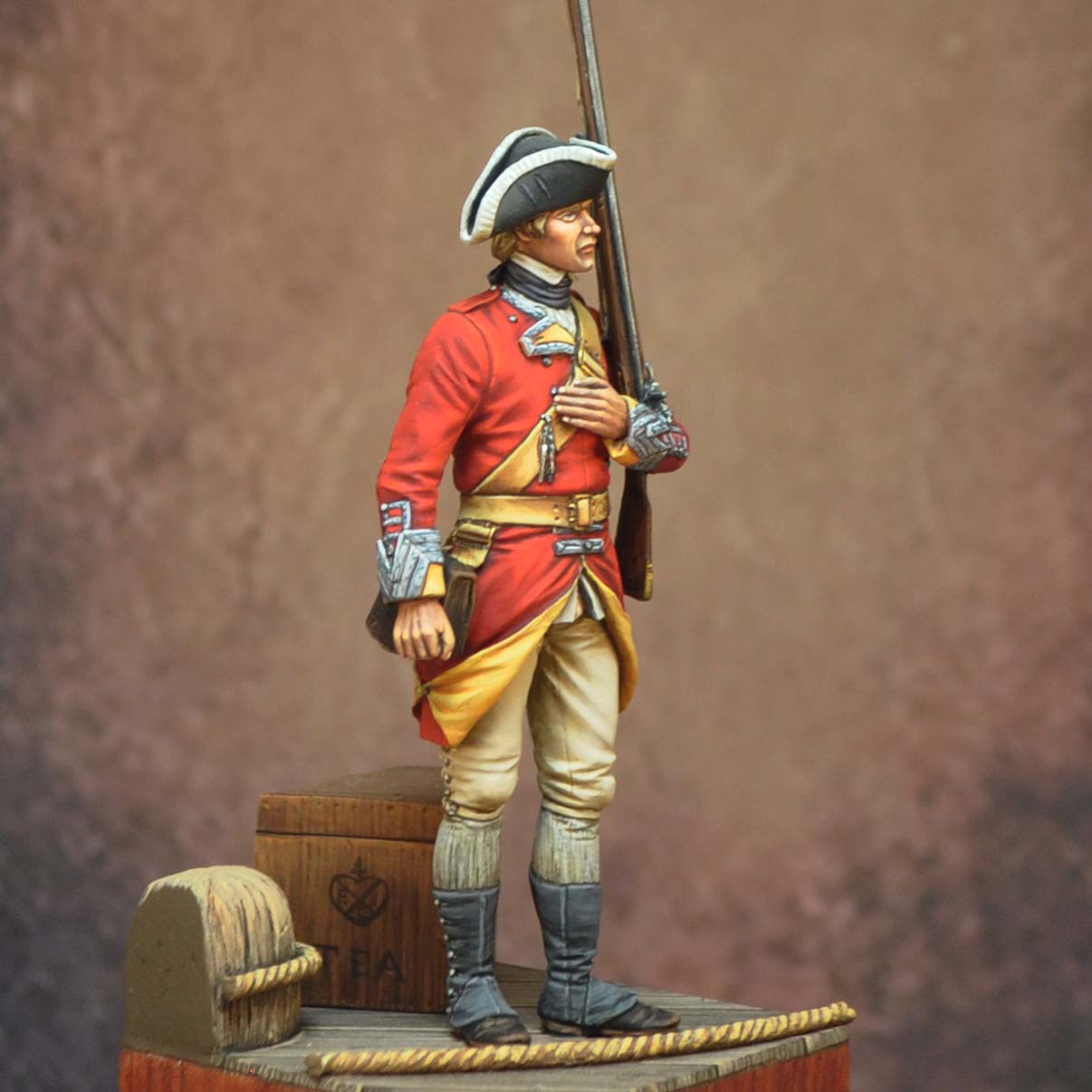 ART GIRONA 70mm Private 29th Regiment figurine Boston