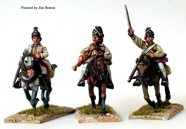 Perry AW19 17th Light Dragoons commandement figurines 28mm