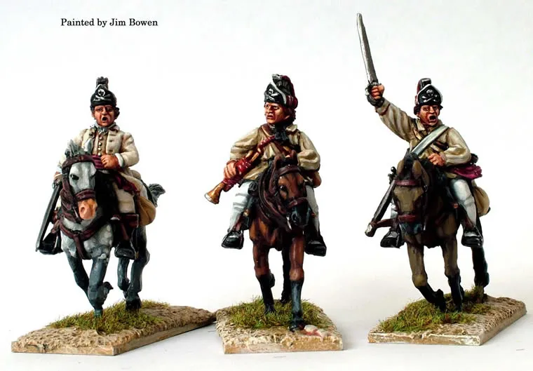 Perry AW19 17th Light Dragoons commandement figurines 28mm