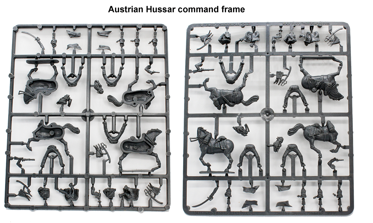 Perry B 77 Hussards Autrichiens accessoires commandement