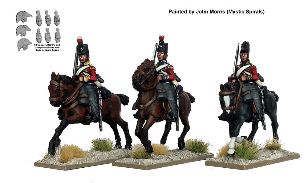 Perry Miniatures Napoleonic BH 158 figurines dragons lourds galop