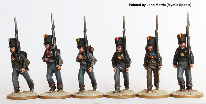Perry Miniatures Napoleonic SPA4 fusiliers figurines métal