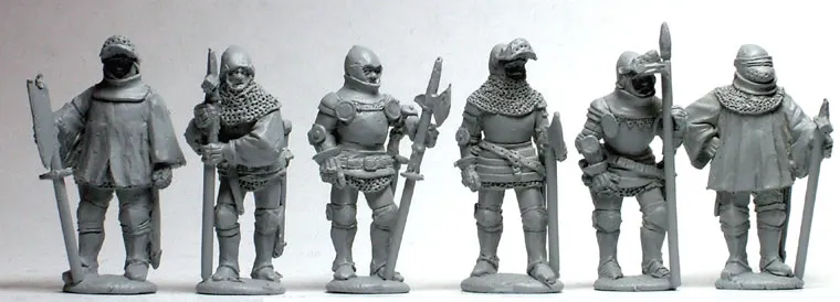 Perry Miniatures Agincourt AO24 men-at-arms figurine