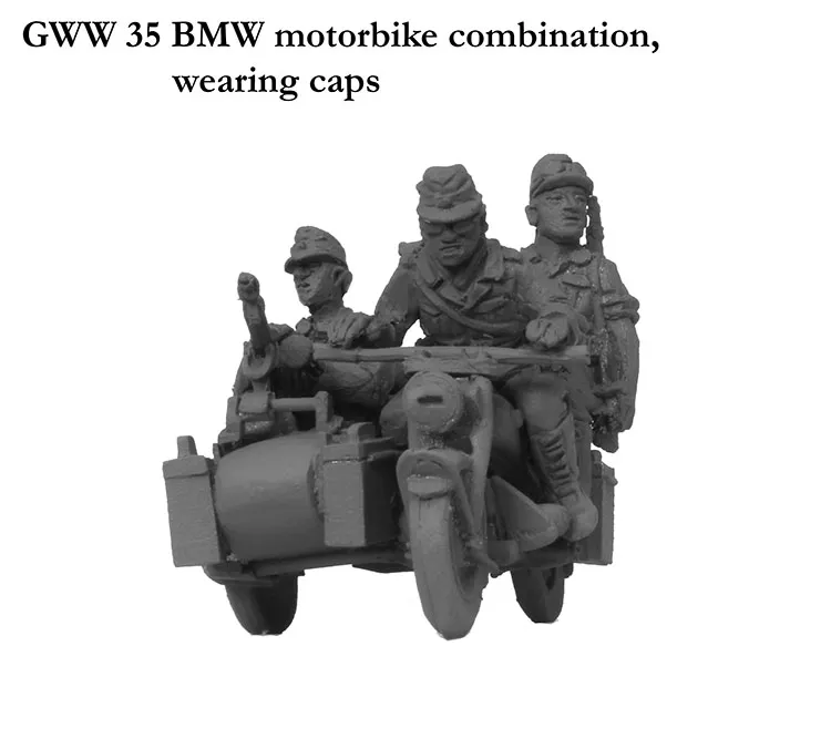 Perry Miniatures World War 2 GWW 35 BMW combo figurines casquettes