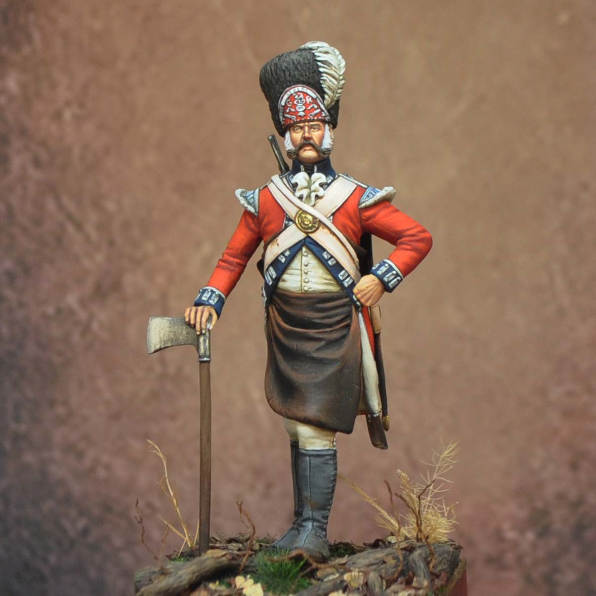 Art Girona 70mm Pionner 7th Royal Fusiliers 1789 figurine