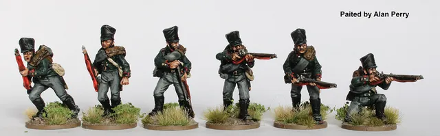 Perry Napoleonic PN 63 figurines Jäger prussiens tirailleurs 28mm