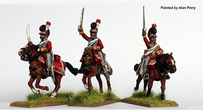 Perry Napoleonic DAN22 dragons légers charge figurines 28mm métal
