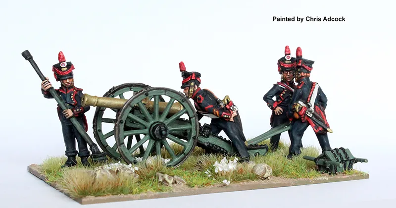 Perry Miniatures Napoleonic FN 233 figurine artillerie 8 livres