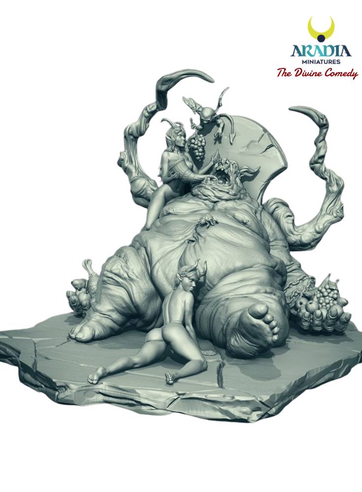Aradia Dante Ciacco King of Gluttons figurine à peindre