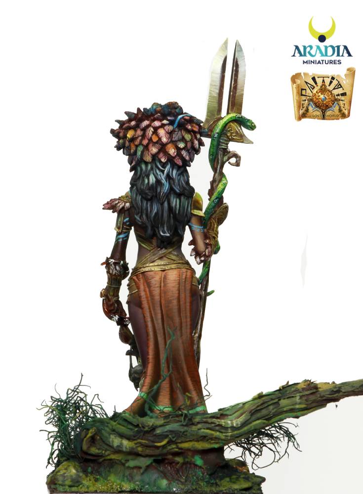 Aradia Minis Paititi Ixtaca figurine prêtresse à peindre