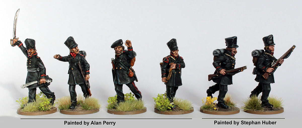 Perry Miniatures Napoleonic PN60 Lützow Jäger figurine 28mm