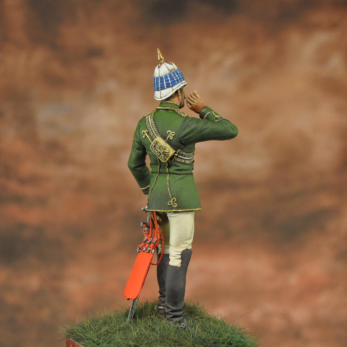 Art Girona 70mm 2nd Lancers Hyderabad Officer figurine