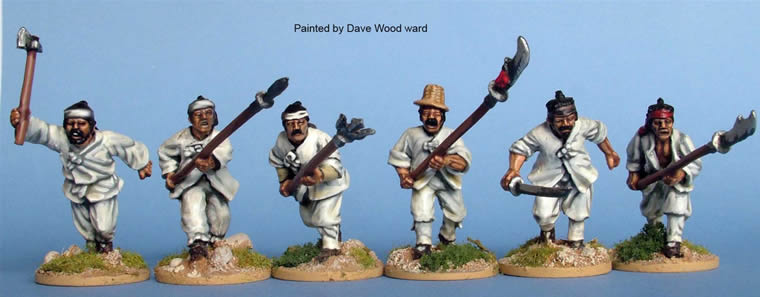 Perry Miniatures Korean KOR4 guérillas charge métal