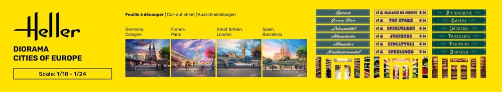 Heller Historical Collection Diorama Cities of Europe 1/24