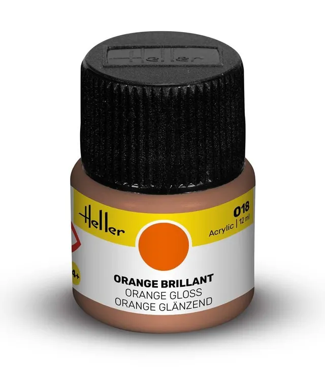 Heller Historical Collection Peinture Acrylic 018 orange acrylique