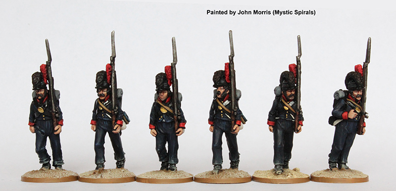 Perry Miniatures Napoleonic SPA 9 figurines fusiliers espagnols 28mm