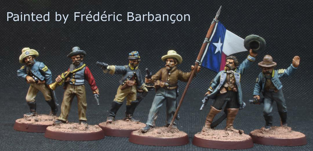 Perry Miniatures ACW 125 figurines cavalerie confédérée commandement 28mm