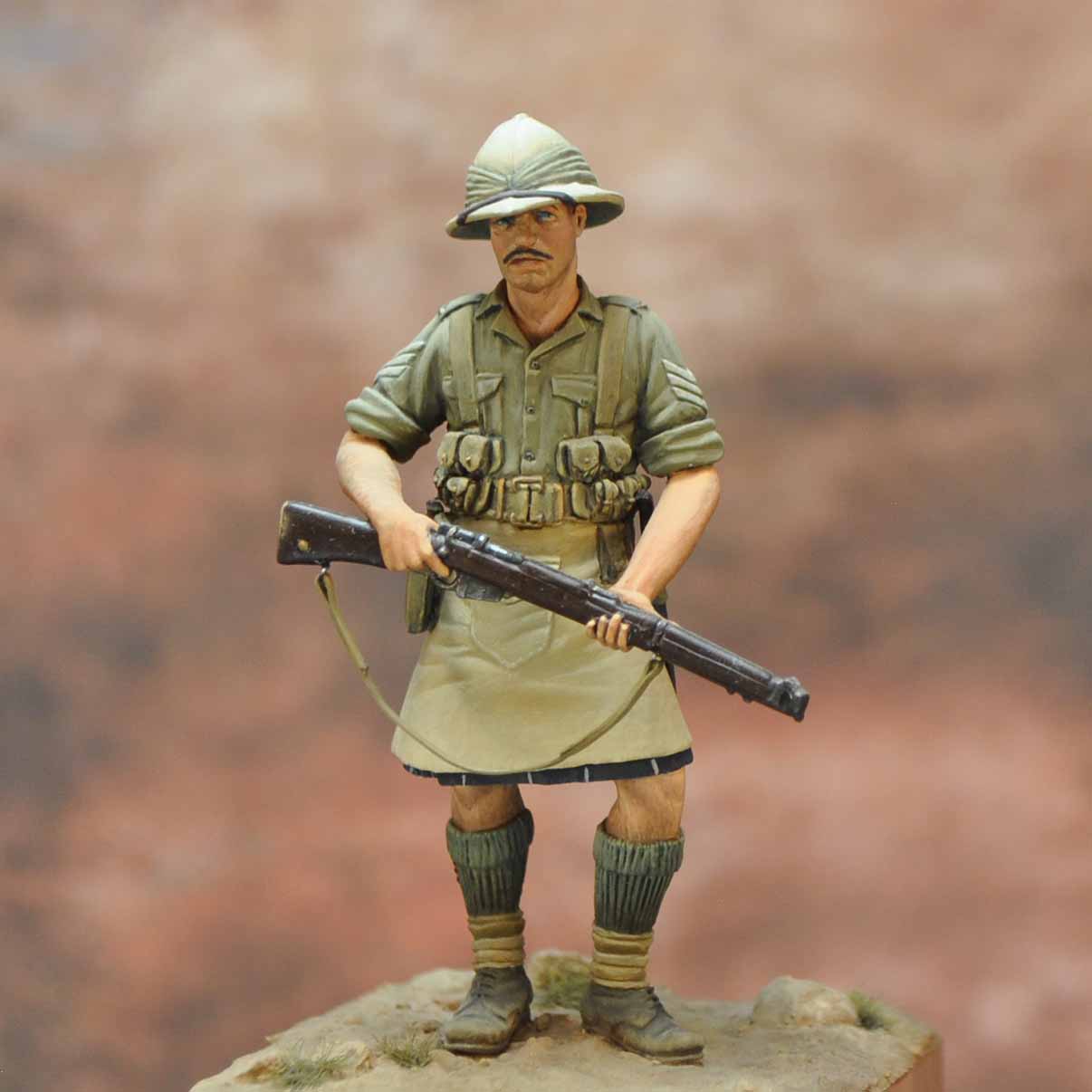 Art Girona International Serie Sergeant 2nd battalion Seaforth Highlander 1931 figurine