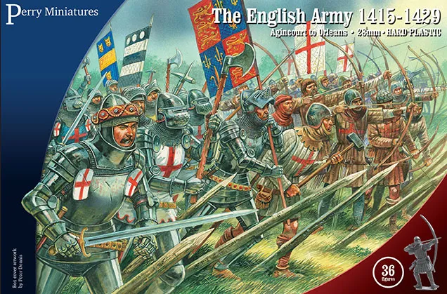 Perry Miniatures AO 40 Armée anglaise 1415-1429 figurines 36 pièces