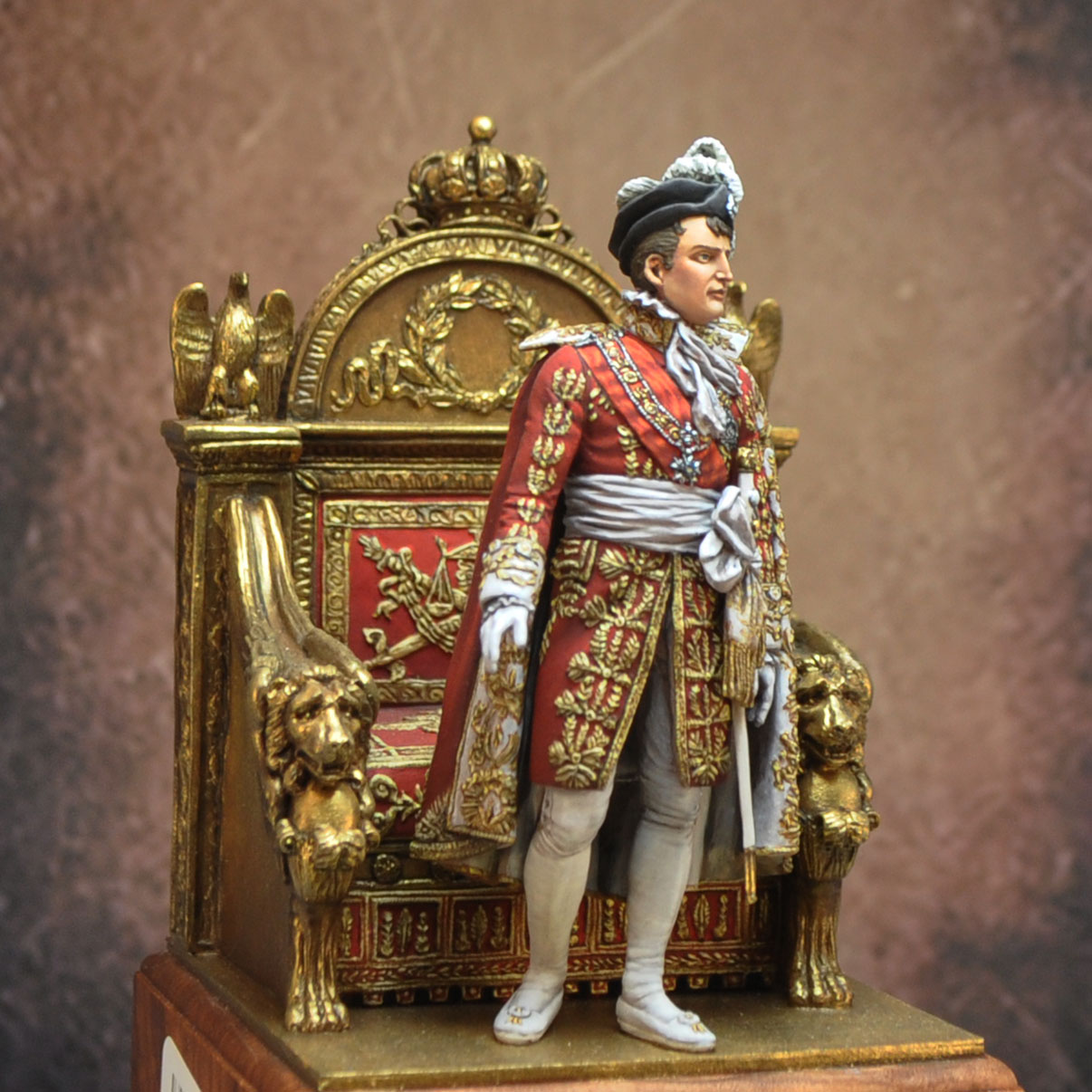 Art Girona 70mm Napoleon 2 avril 1810 figurine métal