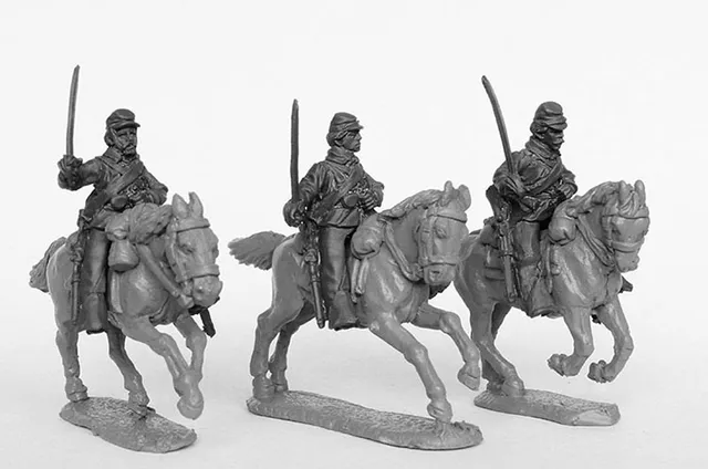 Perry Miniatures ACW103 Union Cavalry Galloping figurines 28mm