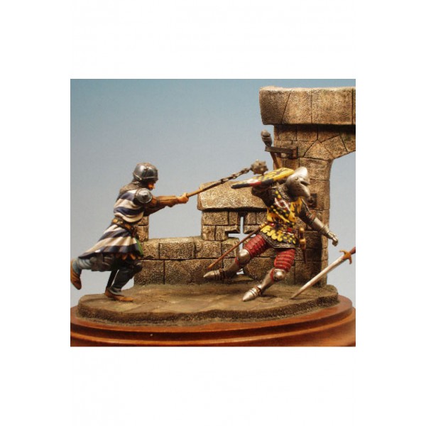 ART GIRONA Miniatures Caballeros Medievales figurine 54 mm