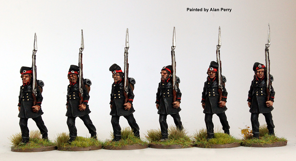 Perry Napoléonien PN 59 Lützow mousquetaire figurines métal