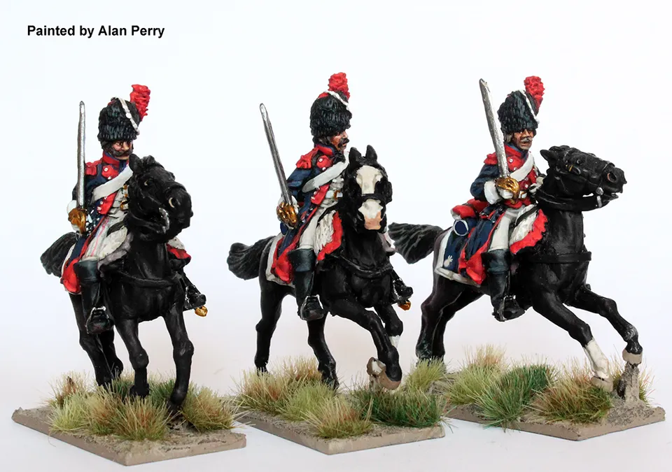Perry Miniatures REVF 43 Carabiniers figurines 28mm sabres galop