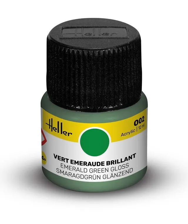 Heller Historical Collection Peinture Acrylic 002 vert émeraude brillant