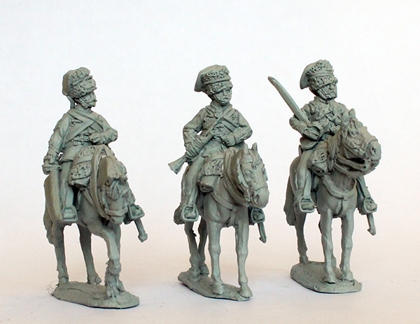 Perry BIF 40 Hussards britanniques figurines commandement
