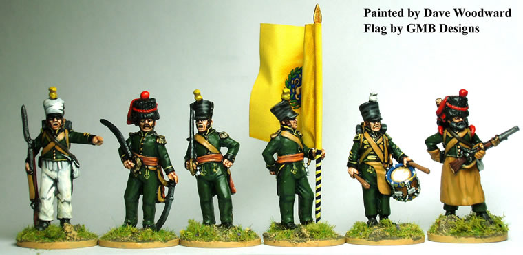 Perry Miniatures Napoleonic NN5 figurines 28mm command Nassau