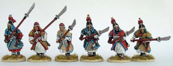 Perry Korean KOR15 Infanterie lourde glaive figurines